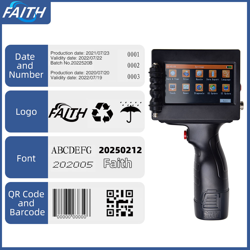 Commercial Printing And Packaging - Stampante a getto d'inchiostro Faith 12.7mm