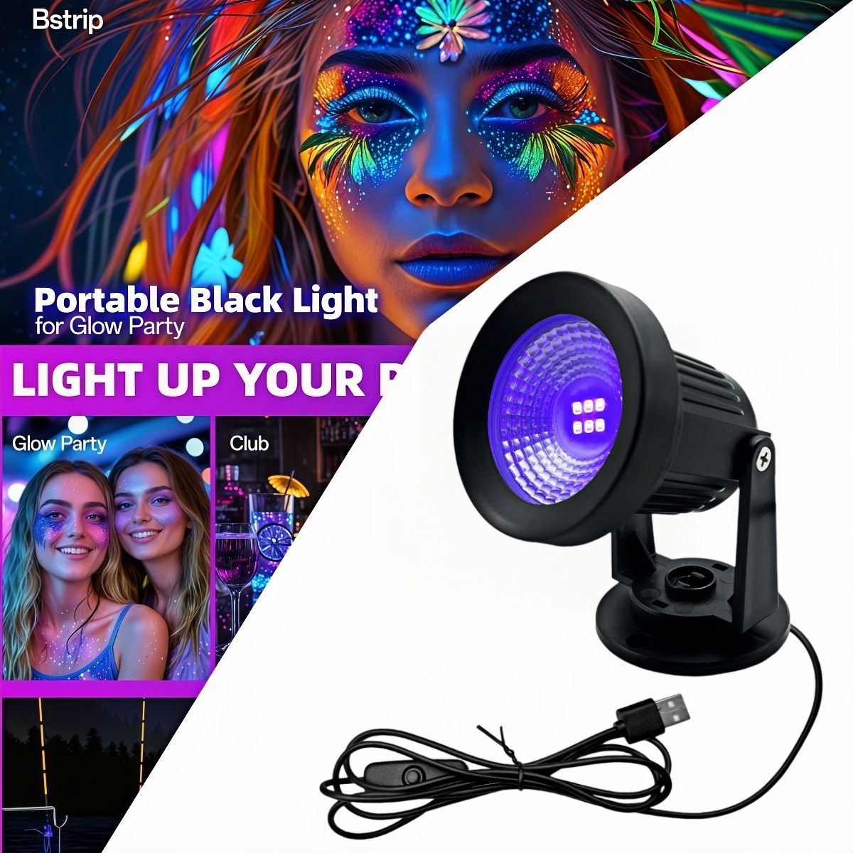 Exposure Unit Uv - Luce nera 395nm, lampada ultravioletta per
