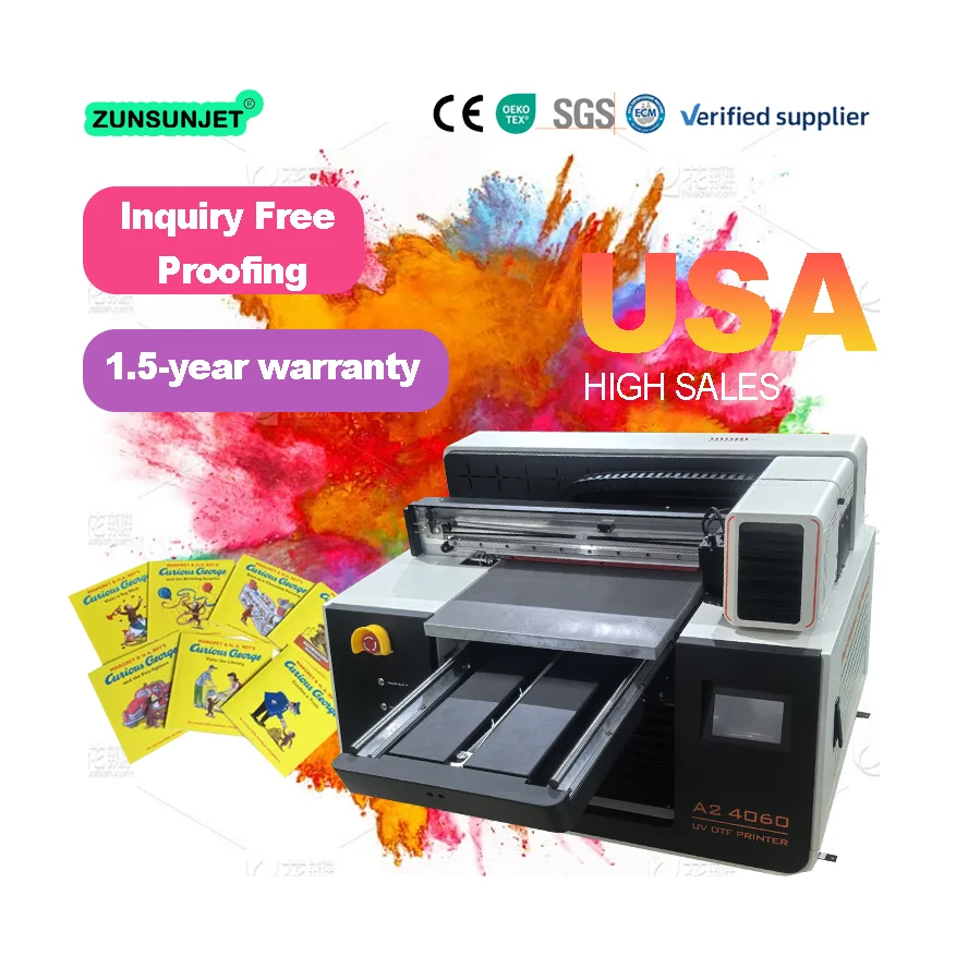 Dtf Printer Machine - Stampante UV DTF A2 compatta per
