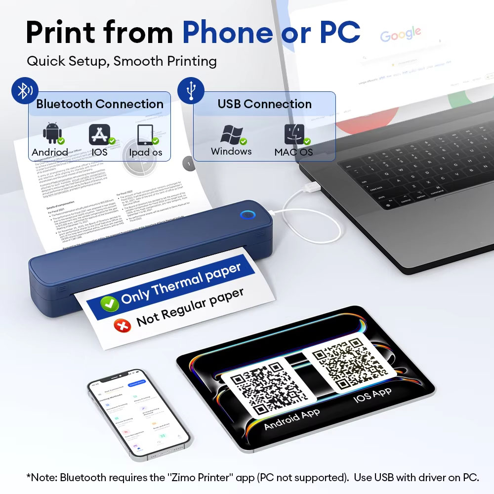 Stampante termica A4 mini port - Commercial Document Printing recensione e prezzo