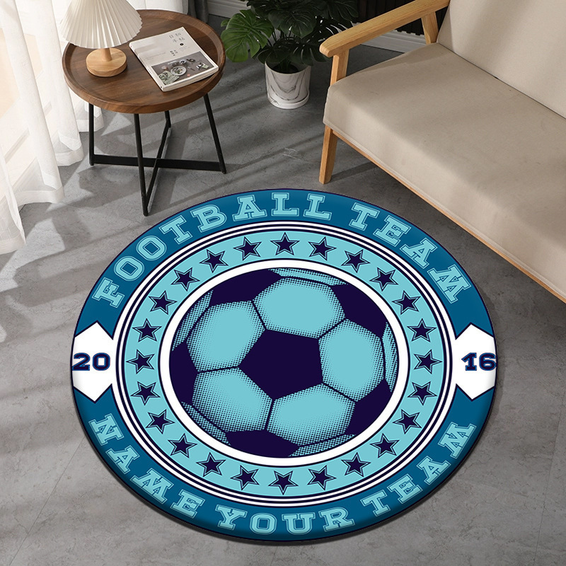 Tema calcio Tappeto rotondo St - Commercial Printing & Packaging Pvt Ltd Photos recensione e prezzo