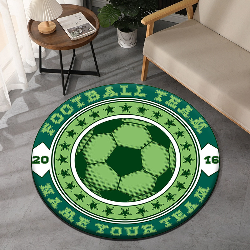 Tema calcio Tappeto rotondo St - Commercial Printing & Packaging Pvt Ltd Photos recensione e prezzo